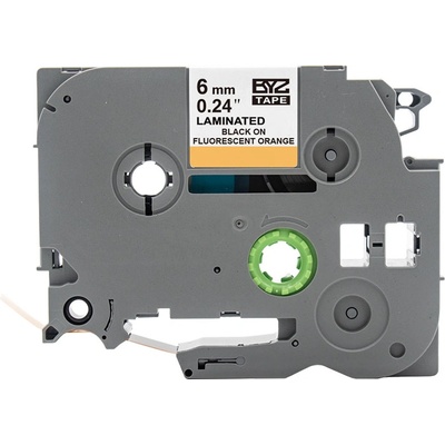 COMPATIBLE Лента лам. Brother TZEB11 BK/FO 6/8 съвм (HTZE211)