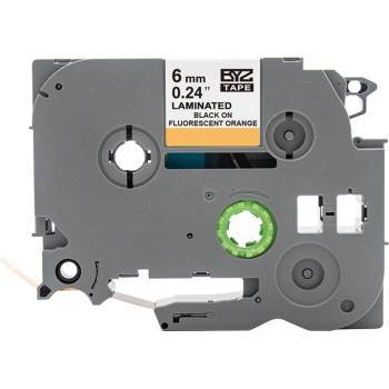 COMPATIBLE Лента лам. Brother TZEB11 BK/FO 6/8 съвм (HTZE211)