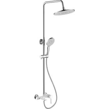 Roca Phoenix-n душ система с регулируема височина, бял гланц/хром гланц (wq3w23400001214)