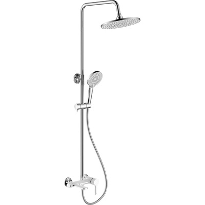 Roca Phoenix-n душ система с регулируема височина, бял гланц/хром гланц (wq3w23400001214)