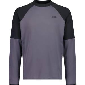 Mons Royale Мъжки вълнен пуловер Mons Royale Quad Merino Fleece Pullover Merino jumper - Volcano / Black (005-6991-0312)