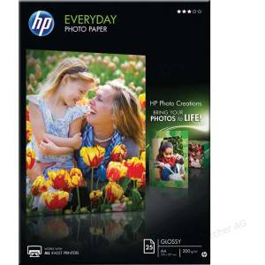 HP Фото х-я HP Everyday Photo, glossy, А4, 200гр, опаковка 25 (09283-А)