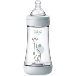 Chicco Бебешка бутилка против колики Perfect5 240 ml неутрална среден поток 2m+ (20223.32)