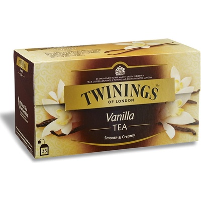 Twinings Černý čaj VANILKOVÝ 25 sáčků 50 g
