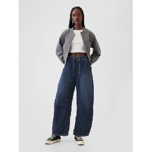 GAP Дънки Mid Rise Easy Horseshoe GAP GAP | Sin | ЖЕНИ | XXS