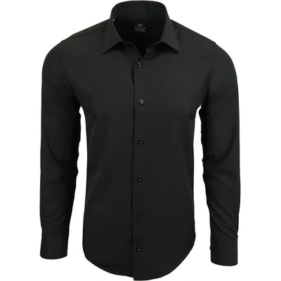 Rusty Neal košile pánská dlouhý rukáv slim fit R-55 černá