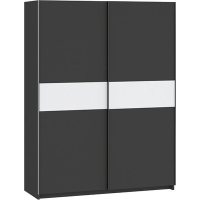 Intermeble s posuvnými dveřmi BERNO 150 černá – Zboží Dáma