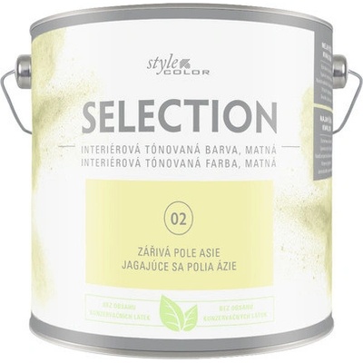 StyleColor Selection 2,5 l Zářivé pole Asie žlutá