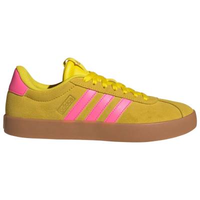 Дамски маратонки adidas Women's VL Court 3.0 Sneakers - Yellow / Lucid Pink / Gold Met. - размер 40 (EU) (124-0784-1917)