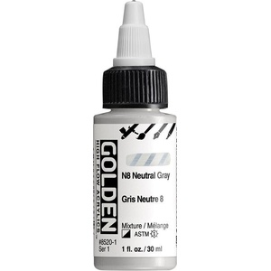 Golden Artist Colors High Flow АКРИЛНА боя N8 Neutral Gray 30 ml 1 бр (0008520-1)