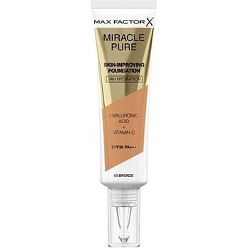 Max Factor Miracle Pure Skin dlhotrvajúci make-up SPF30 80 Bronze 30 ml