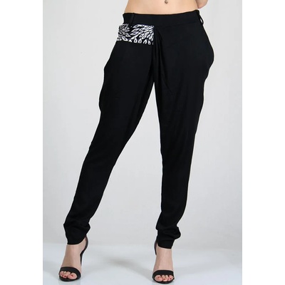 Rumena Памучен панталон с атрактивен акцент rumena