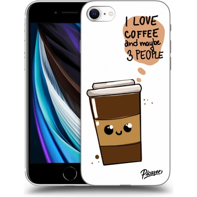 Pouzdro Picasee ULTIMATE CASE Apple iPhone SE 2020 - Cute coffee