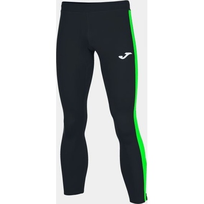 Joma legíny ELITE VII LONG TIGHT BLACK-FLUOR GREEN