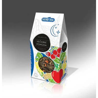 Vitto Tea ČAJ WELLNESS VEČERNÍ POHODA SYPANÝ OVOCNÝ ČAJ 50 g