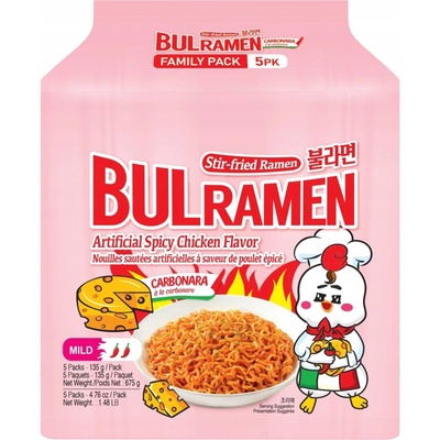 Samyang Bulramen Carbonara Pack 5 x 135g
