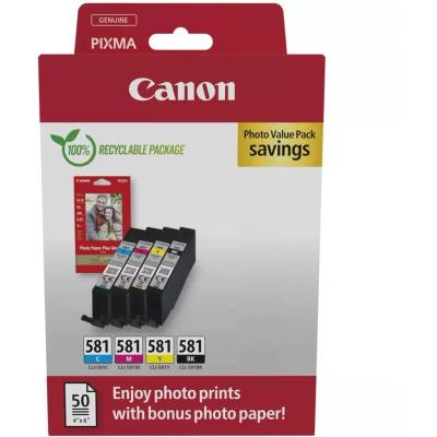 Canon CLI-581 C/M/Y/BK Photo Value Pack (2106c006aa)