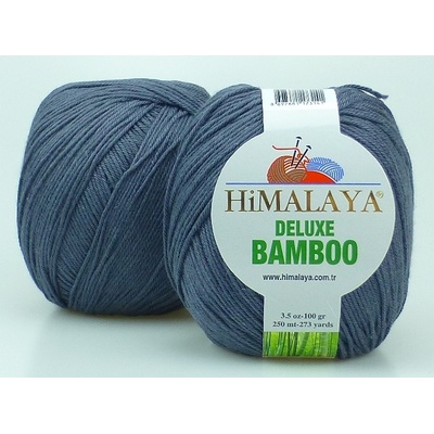Himalaya příze DeLuxe Bamboo_124-37 tmavě šedá