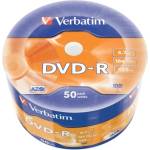 Verbatim DVD-R, 4.7 GB, 16x, AZO покритие, 50 броя, фолирани (043788)