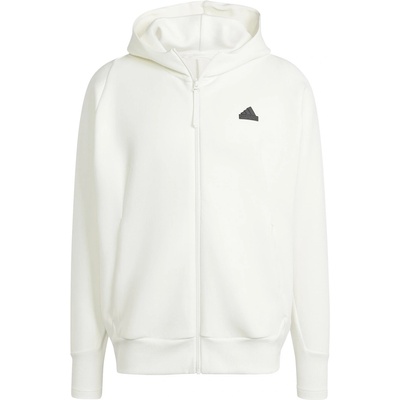 Adidas Суичър Adidas Men's Z. N. E. Full-Zip Hoodie - Owhite
