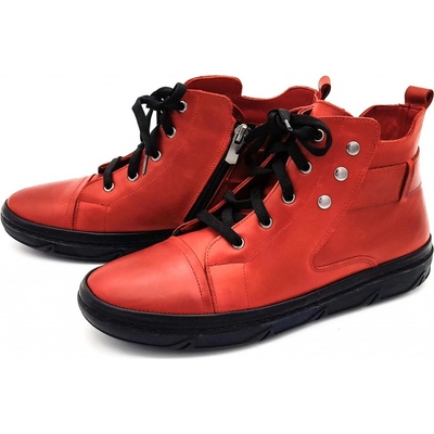 Urban Ladies dámská kotníková obuv 606-00008 Aza červená – Sleviste.cz