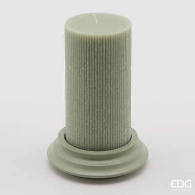 EDG S podstavcem v antickém dekoru světle zelená 20 x 10 cm