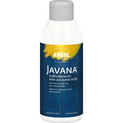 Barva na světlý a tmavý textil Javana 250 ml bílá