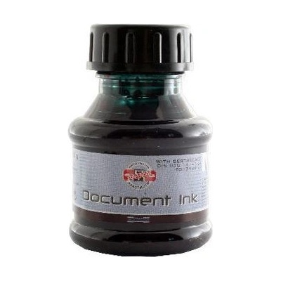 KOH-I-NOOR Atrament do plniaceho pera Document 50 ml čierny