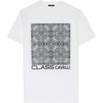 Cavalli class Graphic White tričko