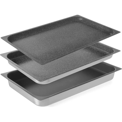 Hendi Hliníkový podnos s nepřilnavým povrchem GN 1/1 GN 1/1 530x325x(H)40mm
