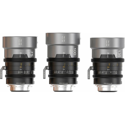 SIRUI IronStar T1.9 / T2.8 1.5x Anamorphic Full Frame Cine Lenses 75 / 100 / 135mm Flare: Blue