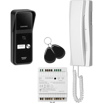 Domáci vrátnik s RFID a DIN napájaním, biely