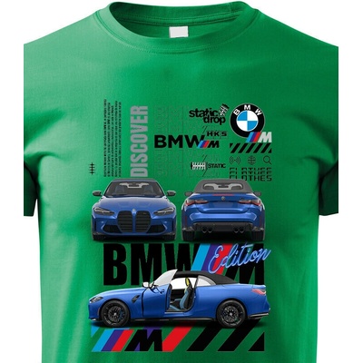Dětské tričko BMW M4 Zelená Canvas tričko Bezvatriko.cz 2366