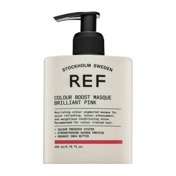 Ref Stockholm Colour Boost Masque подхранваща маска с цветни пигменти за опресняване на цвета Brilliant Pink 200 ml