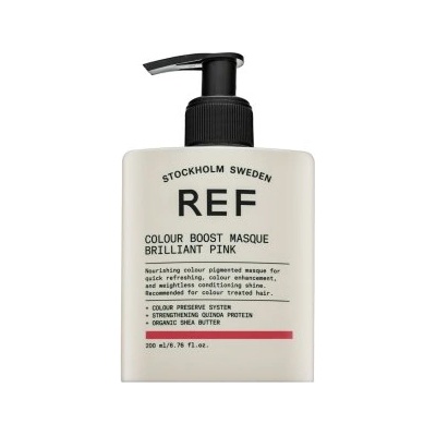 Ref Stockholm Colour Boost Masque подхранваща маска с цветни пигменти за опресняване на цвета Brilliant Pink 200 ml