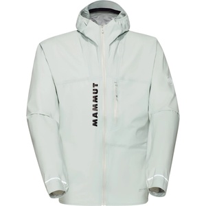 Mammut Мъжко водоустойчиво яке Mammut Aenergy Trailrunning Hardshell Hooded Jacket Waterproof jacket - Silver Sage - размер XL (002-3104-0414)