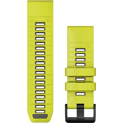 Garmin řemínek QuickFit 26 Electric Lime / Graphite Silicone 010-13281-03