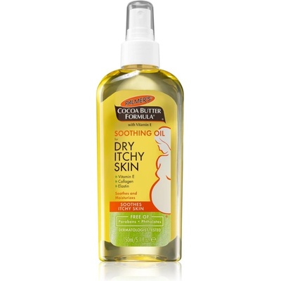 Palmer's Pregnancy Cocoa Butter Formula zklidňující tělový olej pro suchou a svědící pokožku Soothes and Moisturizes 150 ml