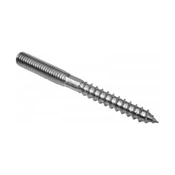 Uncanny Brand Galvanized double thread 8.0*80mm 100pcs