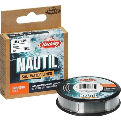 Berkley Nautil Inshore fluorocarbon Clear 50 m 0,20 mm 3,1 kg