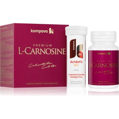 Kompava Premium L-Carnosine + AF kapsuly proti príznakom starnutia 60 kapsúl