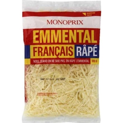 Monoprix Francouzský strouhaný ementál 100 g