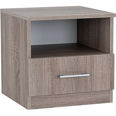 Nočný stolík Miami 1 zásuvka 40x40 cm dub york-york dub