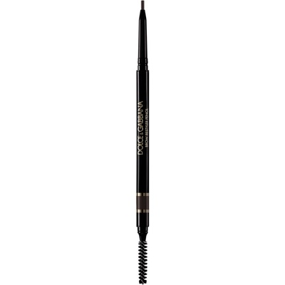 Dolce&Gabbana Brow Restyler Pencil tužka na obočí s kartáčkem odstín 06 Naturally Black Warm Black Brown 0,09 g