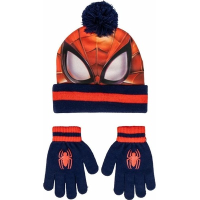 OEM Dětský zimní set Marvel Spiderman Obličej