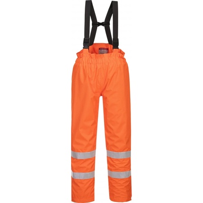 Portwest HI VIS BIZLAME S781 Nehorľavé reflexné nohavice do dažďa antistatické HV oranžová