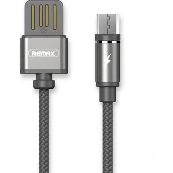 REMAX Магнитен кабел за данни Remax Gravity RC-095a, Micro USB, 1.0м, Сив (de-14939)