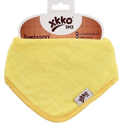 Kikko Bambusový slintáček Xkko BMB - Jednobarevné Lemon