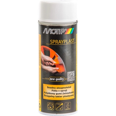 Motip Spray Plast Fólia v spreji, odtieň - biela lesklá 400ml