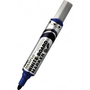 Pentel Маркер Pentel Maxiflo, син, от 2 до 2.5 mm, за бяла дъска, презареждаем (OK10900108)